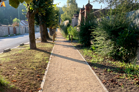 Photo d'un projet d'aménagements urbains et paysagers
